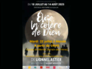 photo ELISE, LA COLÈRE DE DIEU