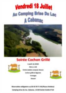 photo Soirée cochon grillé au Camping Brise du Lac