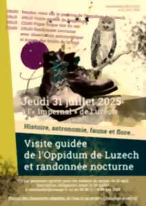 photo Visite guidée de l'Oppidum de Luzech et rando nocturne