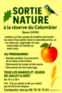 photo Sortie Nature à la réserve du Colombier à Besse