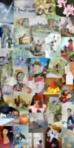 photo Exposition de peintures, dessins, arts