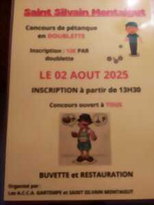 photo Concours de pétanque en doublette