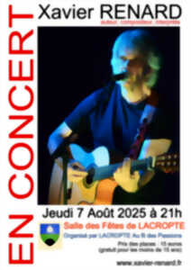 photo Concert Xavier RENARD - Lacropte