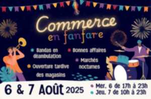 photo Commerce en fanfare