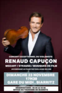 photo Renaud Capuçon accompagné au piano par Guillaume Bellom - Mozart / Strauss / Musiques de films