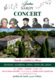 photo Divertissements musicaux : concert suivi d'un buffet avec dégustation du vin de la propriété
