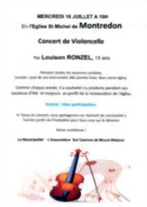 photo Concert de violoncelle à Montredon