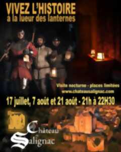 photo Visites nocturnes à la lumière des lanternes - Château de Salignac