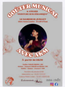 photo Goûter musical et atelier peinture sur céramique