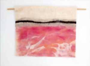 photo Atelier de laine feutrée : tableau abstrait