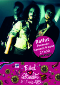 photo FESTIVAL CULTURALITÉ -  CONCERT : RAFFUT