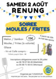 photo Repas moules frites