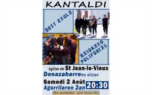 photo Kantaldi : chants basques avec Bost axola et Baionako polifoniak