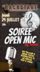photo Open mic musical au BAckstage