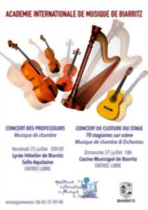 photo Concert - Académie Internationale de Musique de Biarritz