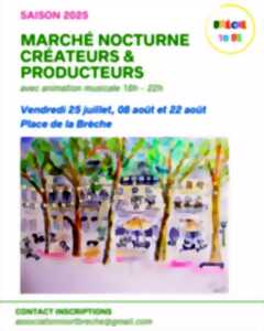photo Marché nocturne : Créateurs et Producteurs place de la Brèche à Niort