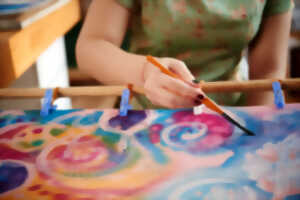 photo Jeudis de la Mer - Peinture sur soie