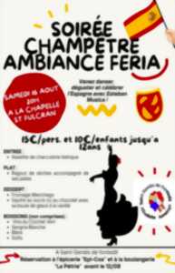 photo SOIRÉE CHAMPÊTRE - AMBIANCE FÉRIA