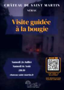 photo Visite guidée à la bougie du Château de Saint Martin