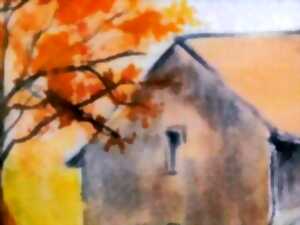 photo Expose ses aquarelles