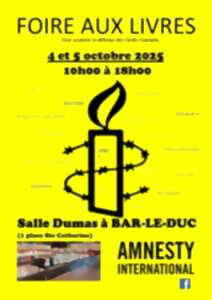 photo Foire aux livres en soutien à Amnesty International