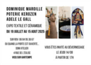 photo Exposition de créations céramiques et textiles