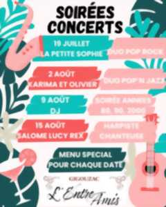 photo Soirées concerts à L'Entre Amis