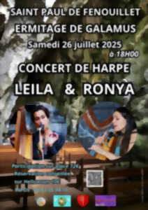 CONCERT DE HARPE - ERMITAGE SAINT ANTOINE DE GALAMUS