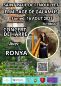 photo CONCERT DE HARPE - ERMITAGE SAINT ANTOINE DE GALAMUS