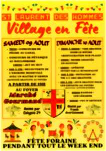 photo Fête locale: vide grenier, jeux, feux d'artifices