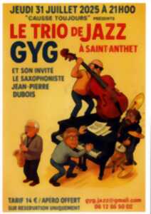 photo Concert Trio de Jazz GYG à Saint-Anthet