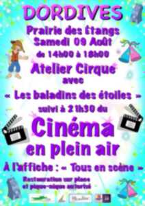 photo Atelier cirque et cinéma en plein air