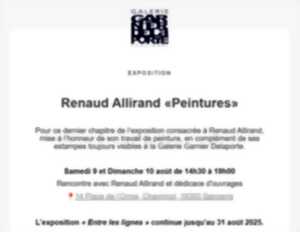 photo [EXPOSITION] Renaud Allirand «Peintures» et rencontre avec Renaud Allirand et dédicace d'ouvrages