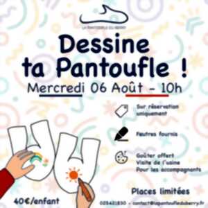 photo Dessine ta pantoufle !