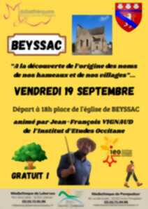 photo Balade toponymique à Beyssac