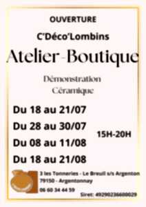 photo Atelier - Démonstration céramique