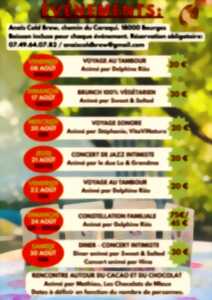 photo Programmation d'Août chez Anaïs Cold Brew
