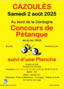 photo Concours de Pétanque et Soirée Plancha à Cazoulès