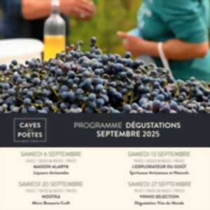 photo DEGUSTATIONS SEPTEMBRE 2025 - CAVES DES POETES