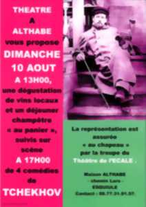photo Théâtre à Althabe - Dégustation et comédies de Tchekhov