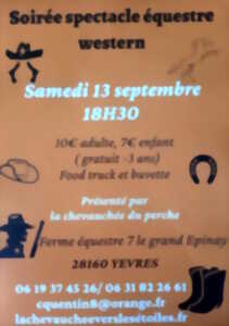 photo Soirée spectacle équestre western