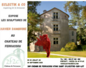 photo Exposition Xavier Dambrine au château de Ferrassou