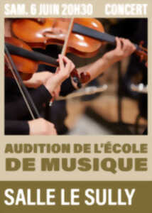photo Audition de l’École de musique