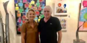 photo Exposition artistique avec Jean-Pierre et Véronique Cézard