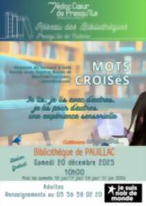 photo Mots croisés lectures à voix haute