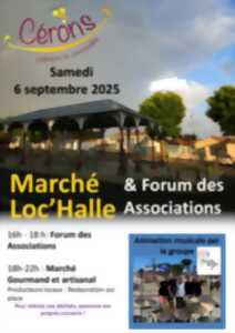 photo Marché Loc'Halle et forum des associations