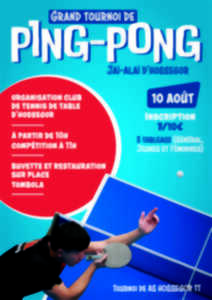 photo GRAND TOURNOI DE PING-PONG