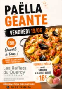 Repas d'ouverture au camping Les Reflets du Quercy