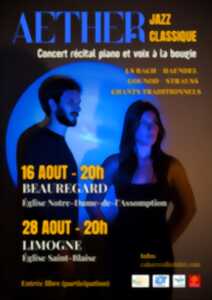 photo Concert récital piano et voix à la bougie - AETHER
