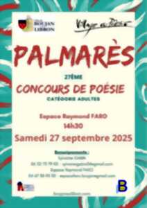photo PALMARES DE LA POESIE
